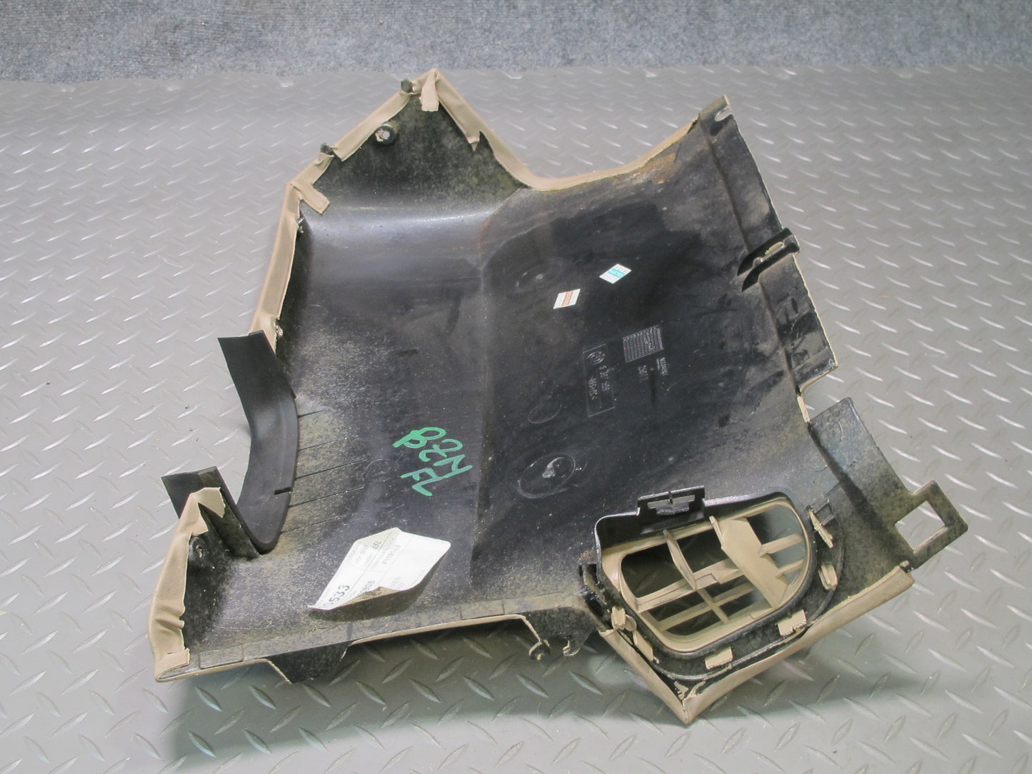 96-02 BMW E36/7 Z3 Left Under Dash Lower Knee Trim Cover Beige 8399809 OEM