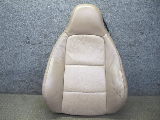 96-98 BMW E36/7 Z3 Roadster Front Left Seat Upper Leather Cushion Beige OEM