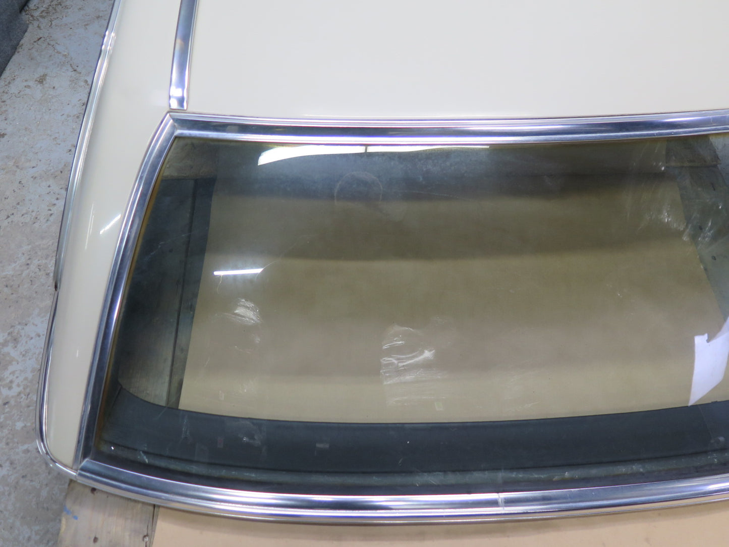 73-89 Mercedes R107 Convertible Hardtop Hard TOP Roof Panel w Glass & Mount OEM