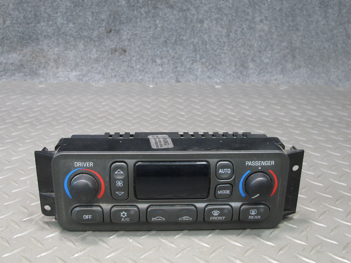 98-99 Chevrolet Corvette C5 A/C Climate Control Switch Panel 16254311 OEM