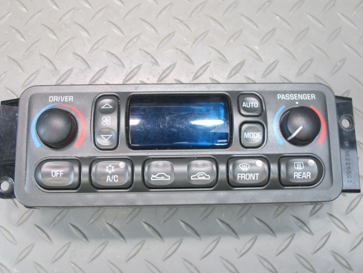 98-99 Chevrolet Corvette C5 A/C Climate Control Switch Panel 16254311 OEM