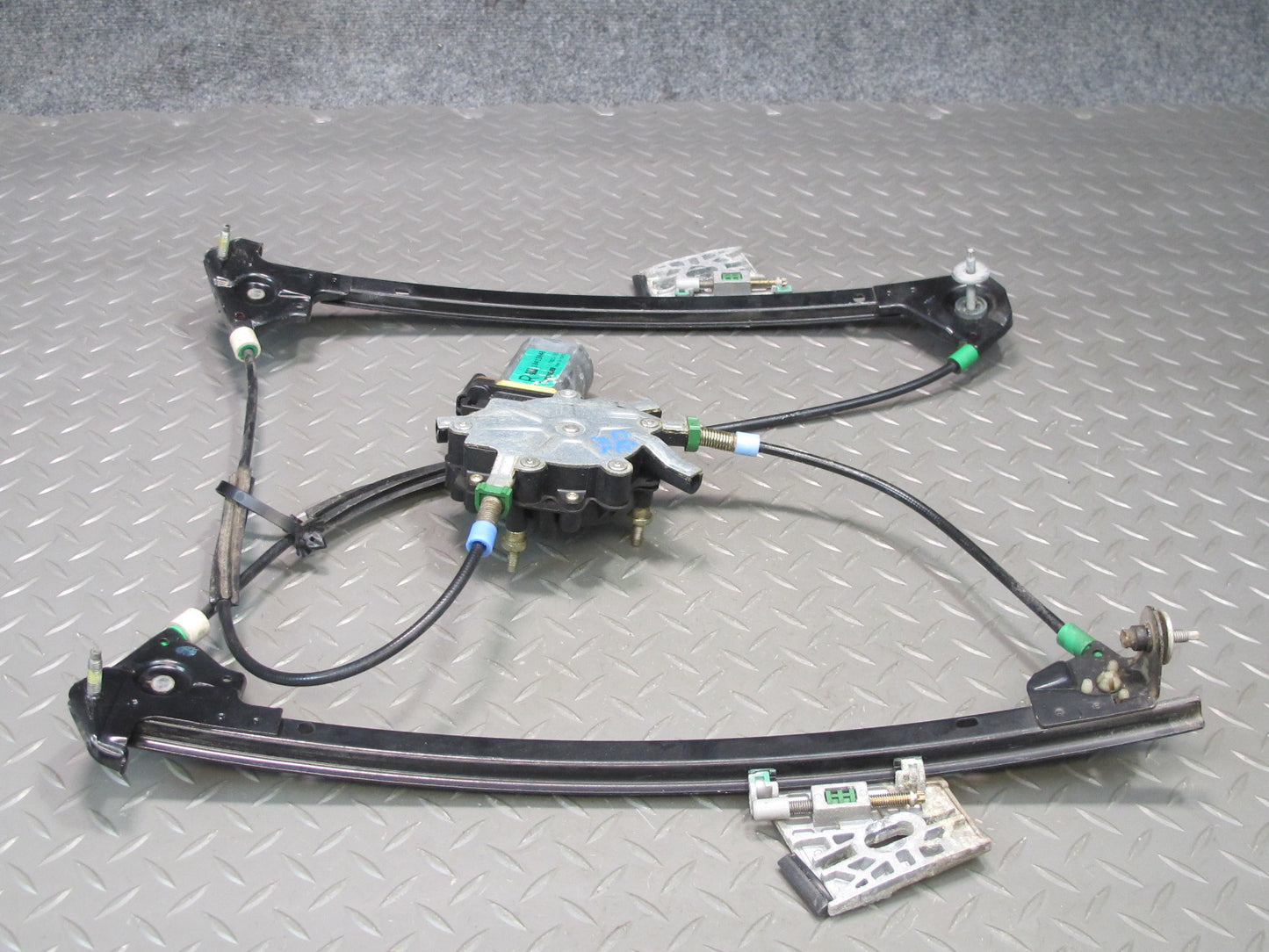 97-04 Chevrolet Corvette C5 Right Door Window Regulator w Motor 10413040 OEM