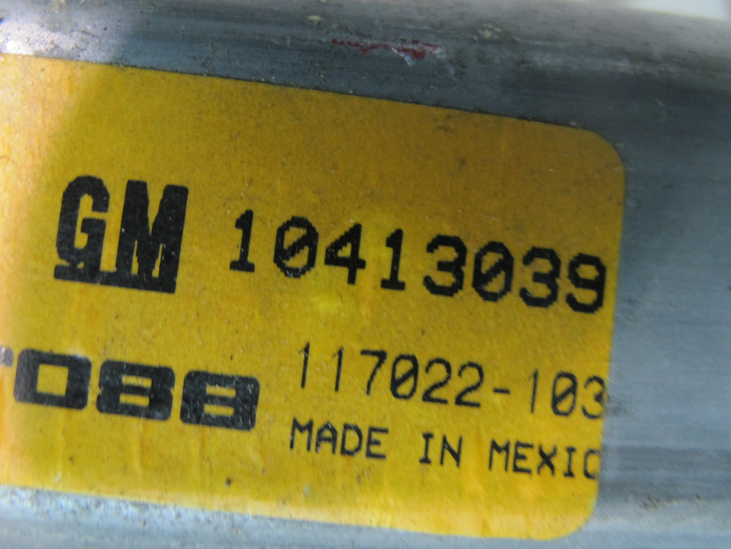 97-04 Chevrolet Corvette C5 Left Door Window Regulator w Motor 10413039 OEM