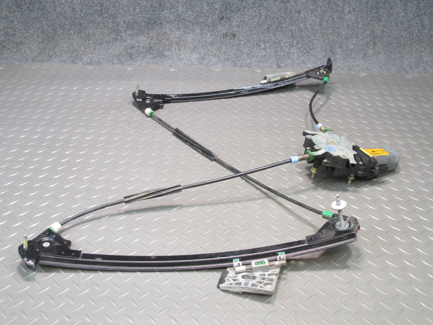 97-04 Chevrolet Corvette C5 Left Door Window Regulator w Motor 10413039 OEM