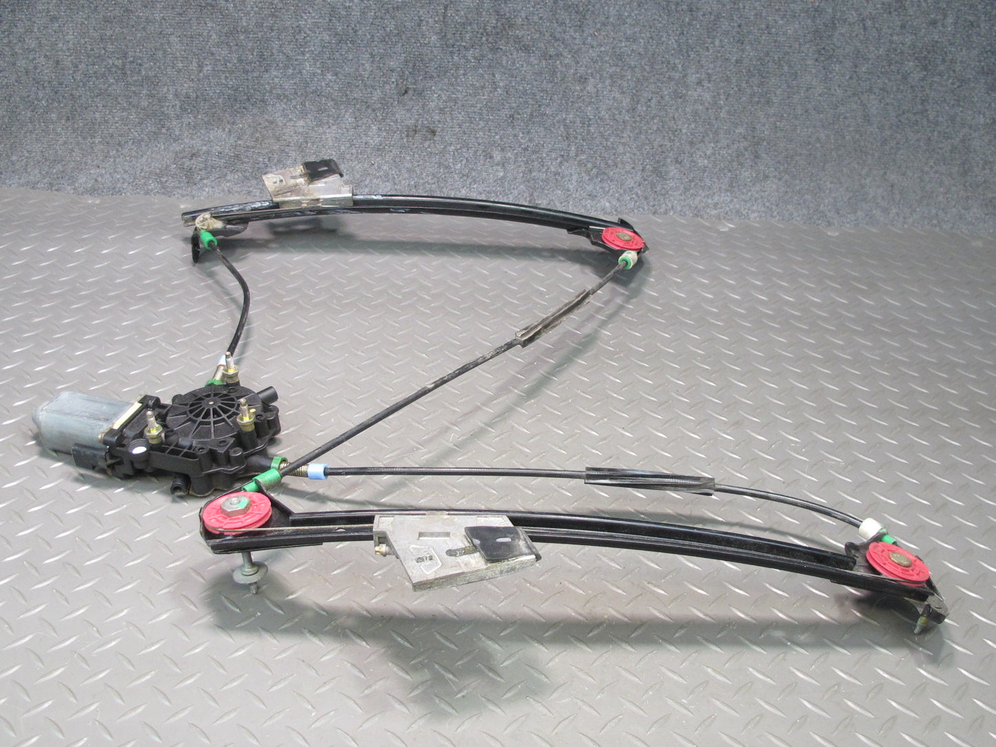 97-04 Chevrolet Corvette C5 Left Door Window Regulator w Motor 10413039 OEM