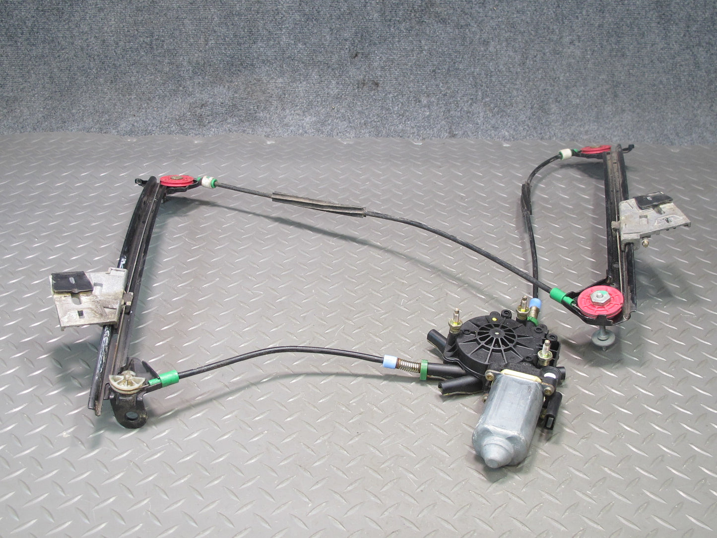 97-04 Chevrolet Corvette C5 Left Door Window Regulator w Motor 10413039 OEM