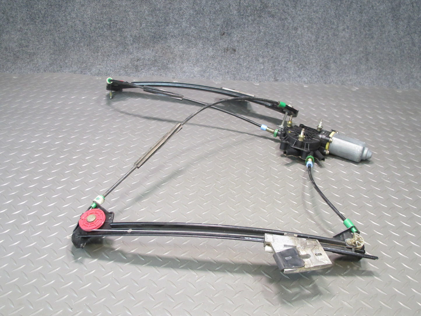 97-04 Chevrolet Corvette C5 Left Door Window Regulator w Motor 10413039 OEM