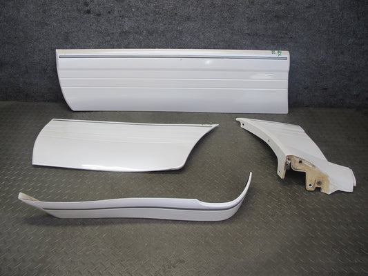 03-07 Lexus LX470 Front & Rear Left Door Fender Lower Trim Molding Set of 4