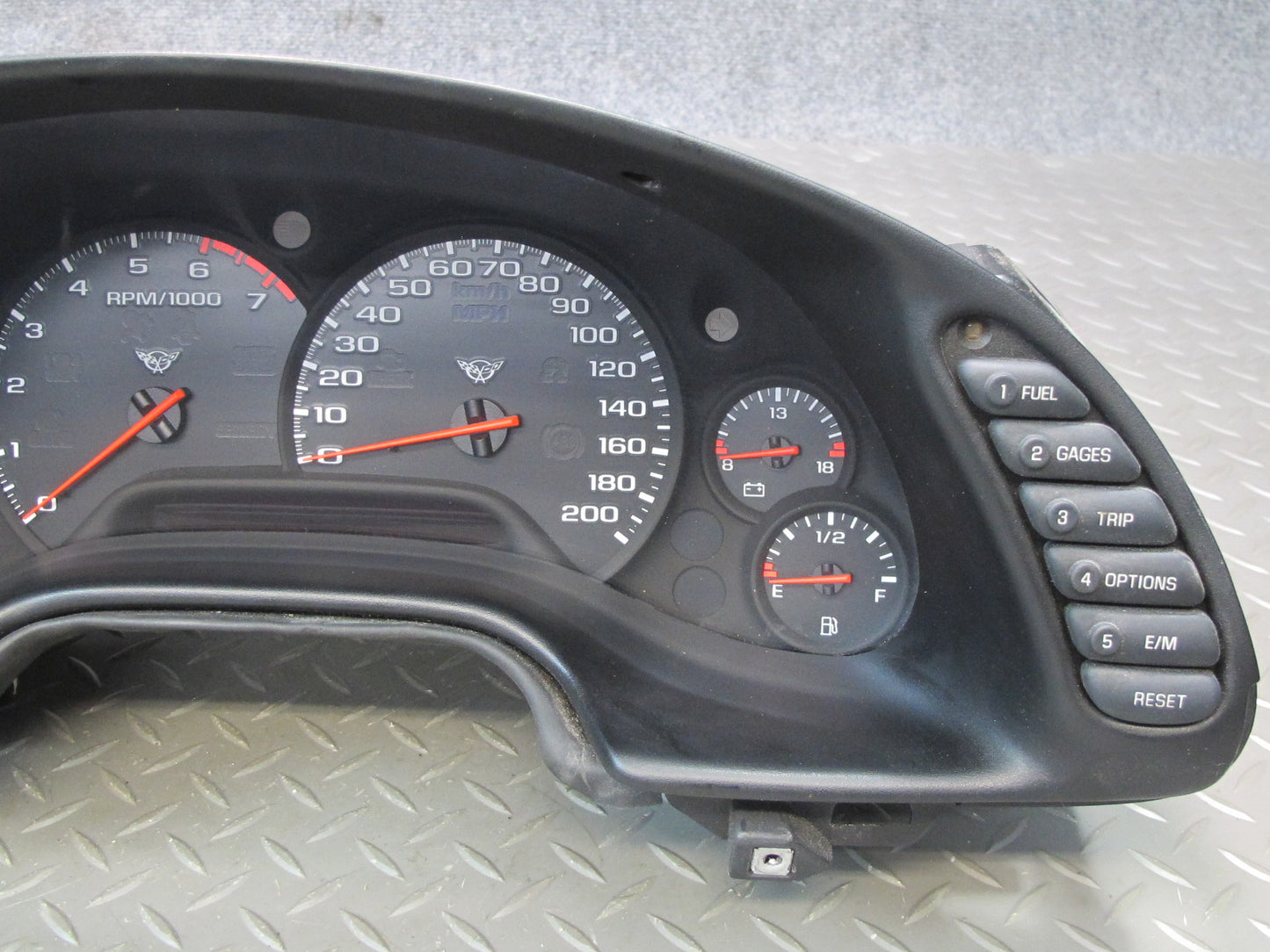 98-99 Chevrolet Corvette C5 Instrument Cluster Gauge Speedometer 10279518 OEM