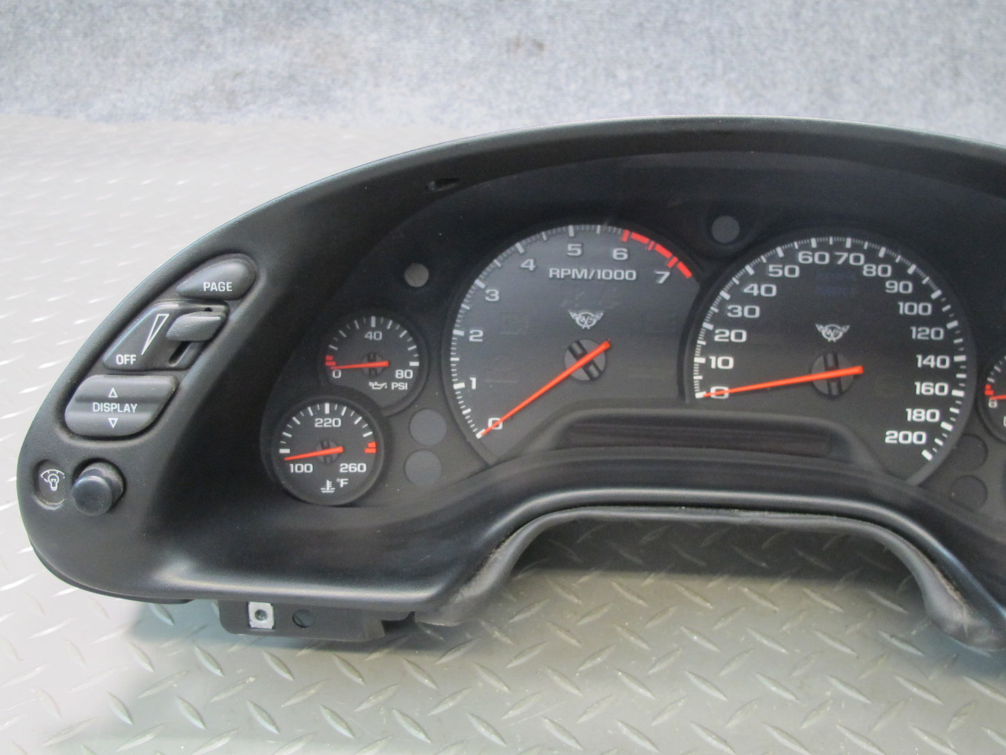 98-99 Chevrolet Corvette C5 Instrument Cluster Gauge Speedometer 10279518 OEM