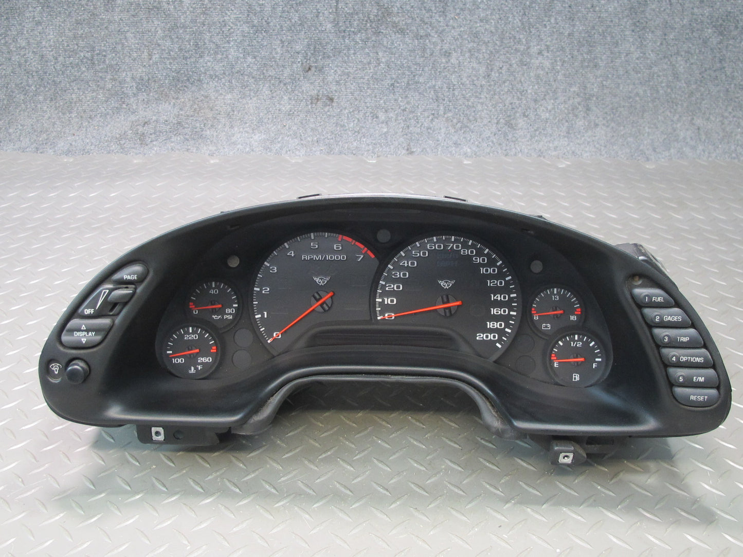 98-99 Chevrolet Corvette C5 Instrument Cluster Gauge Speedometer 10279518 OEM