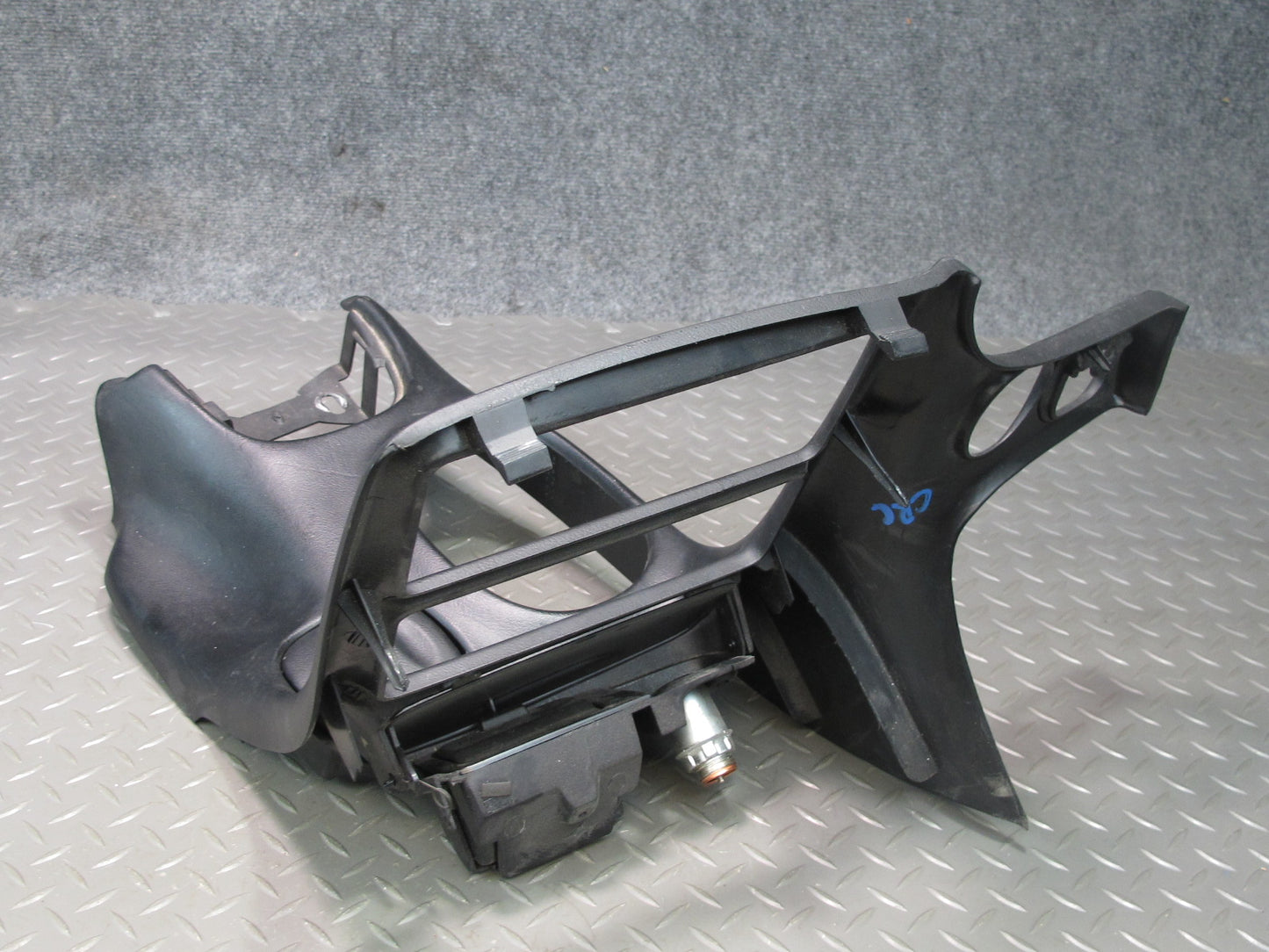 97-04 Chevrolet Corvette C5 Front Center Console Trim Panel Black OEM