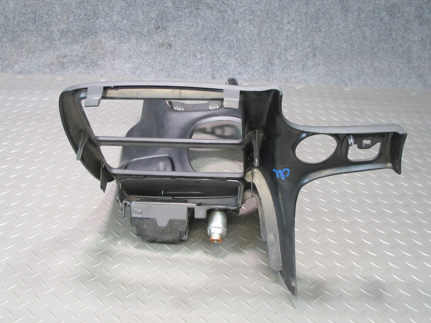 97-04 Chevrolet Corvette C5 Front Center Console Trim Panel Black OEM