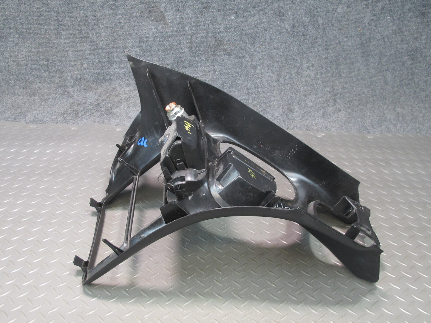 97-04 Chevrolet Corvette C5 Front Center Console Trim Panel Black OEM