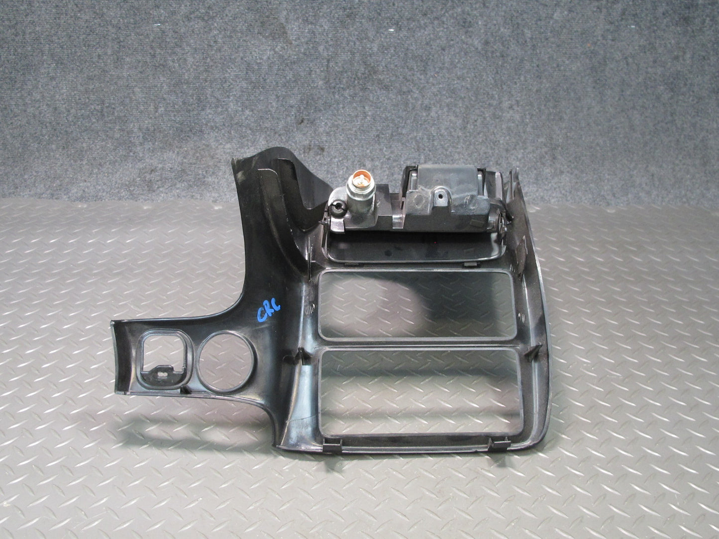 97-04 Chevrolet Corvette C5 Front Center Console Trim Panel Black OEM