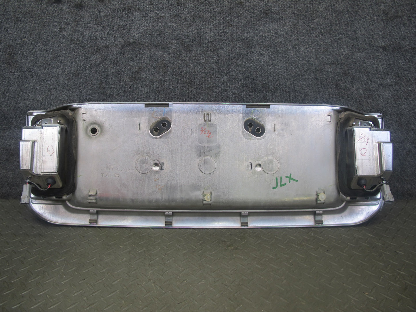 2003-2007 Lexus UZJ100L LX470 Rear Trunk Lid License Plate Molding Panel