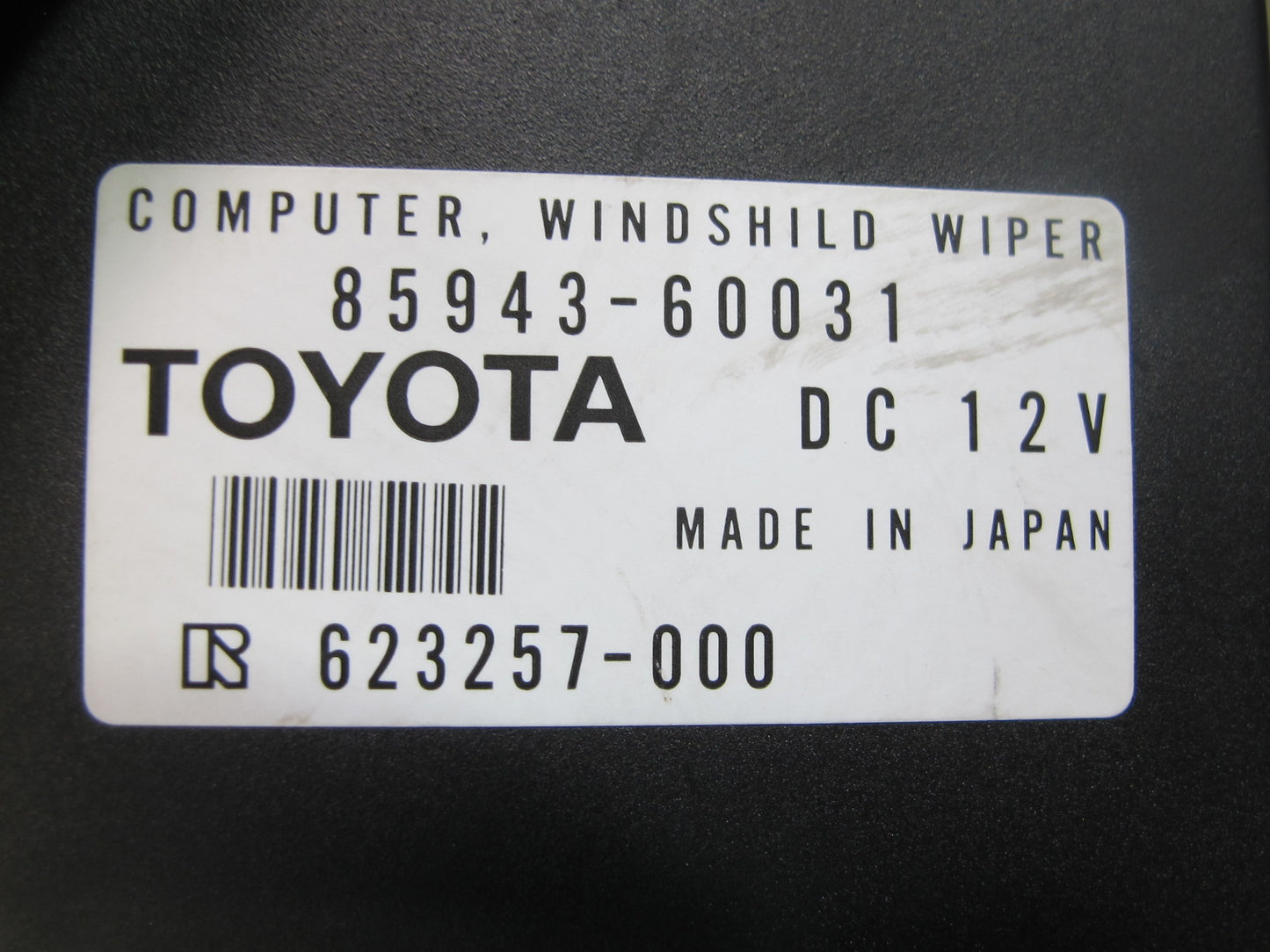 2003-2007 Lexus UZJ100L LX470 Windshield Wiper Control Module 85943-60031