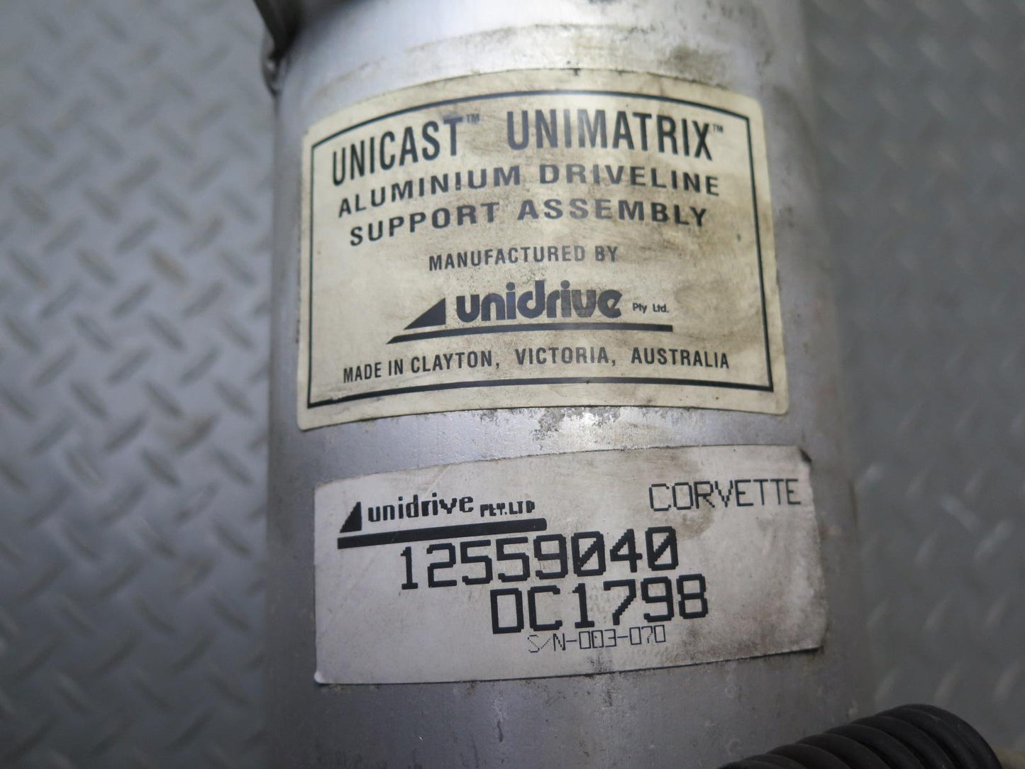 97-99 Chevrolet Corvette C5 A/T Auto Transmission Torque Tube Driveshaft 88K OEM