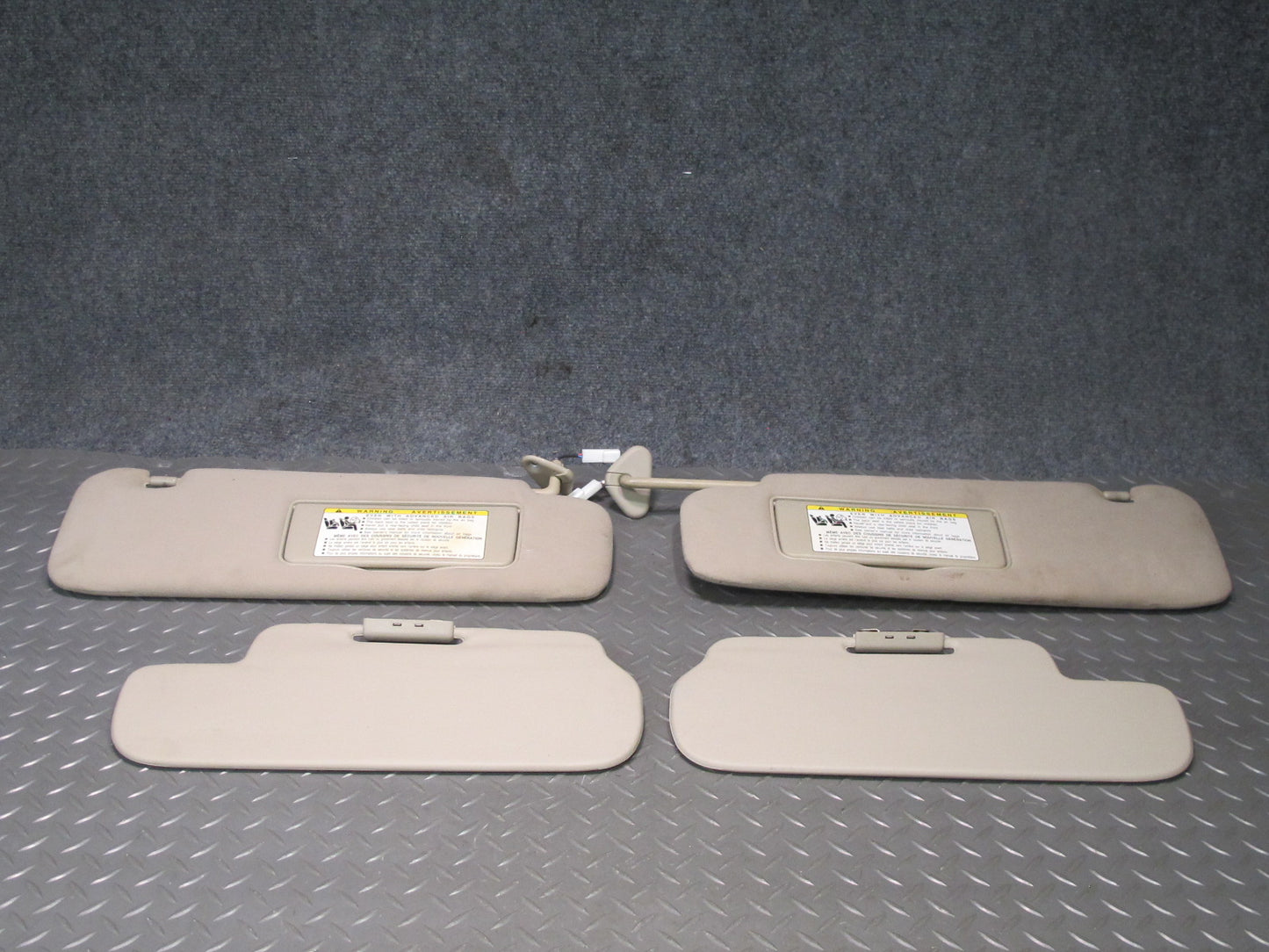 2003-2007 Lexus UZJ100L LX470 Primary & Secondary Front Sun Visor Set of 4