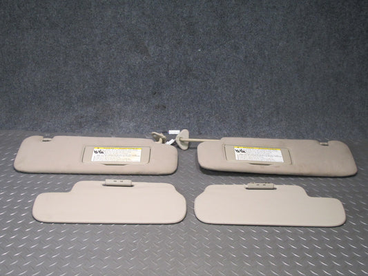 2003-2007 Lexus UZJ100L LX470 Primary & Secondary Front Sun Visor Set of 4