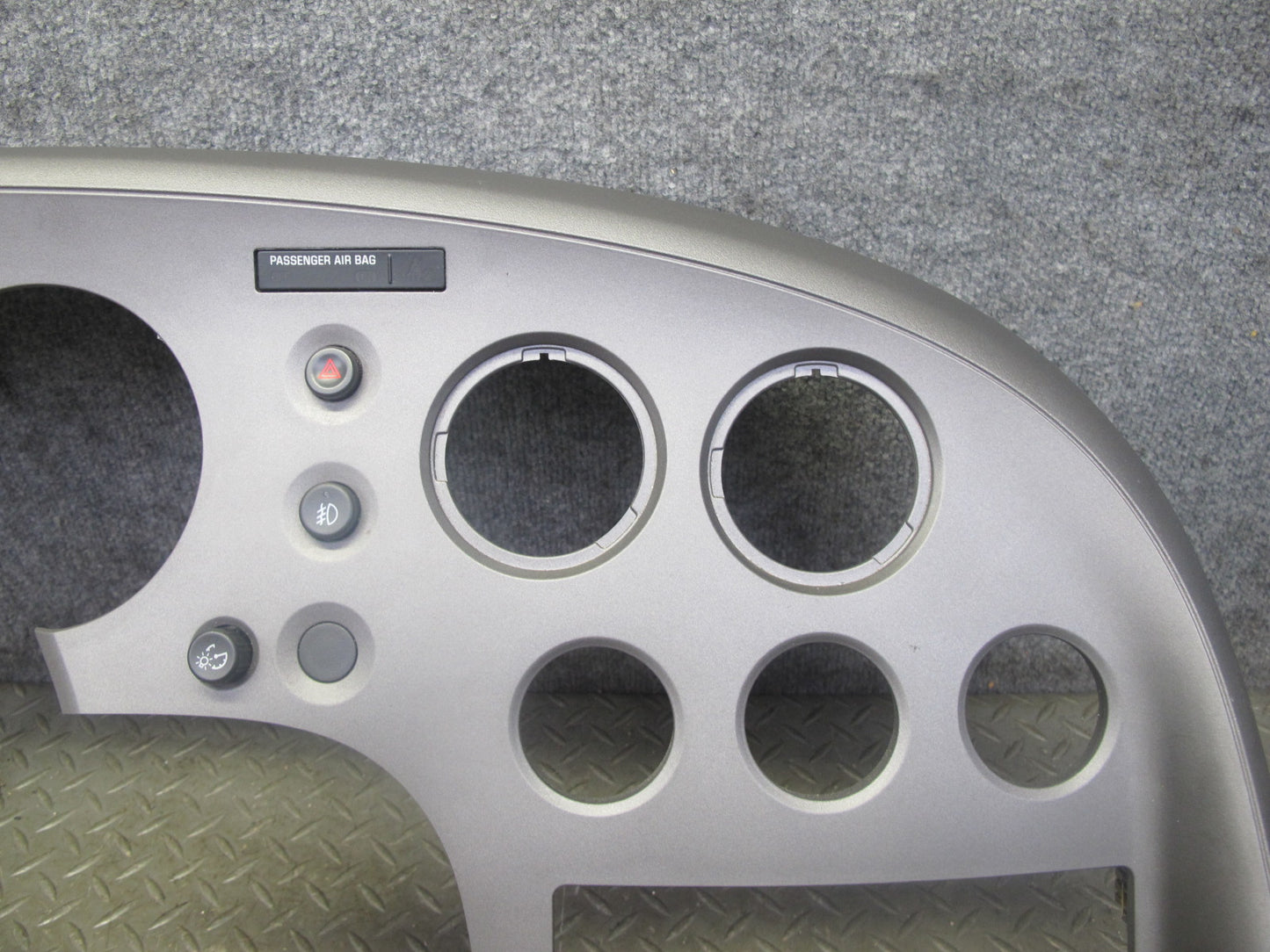 06-07 Pontiac Solstice Dash Speedometer Center Console Trim Panel 15262130 OEM