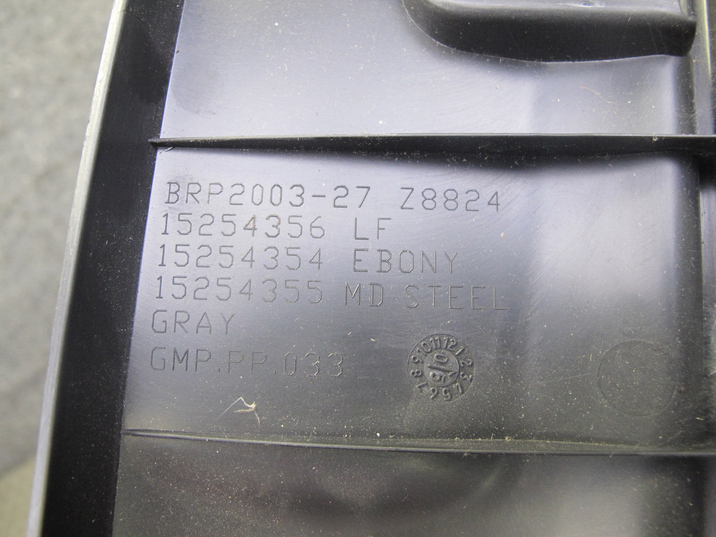 06-09 Pontiac Solstice Convertible Windshield Upper Headliner Trim Panel OEM