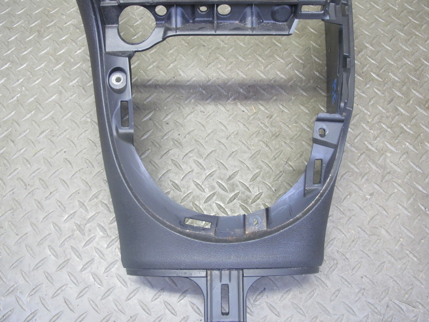 06-09 Pontiac Solstice Center Console Shifter Trim Cover Panel Black OEM