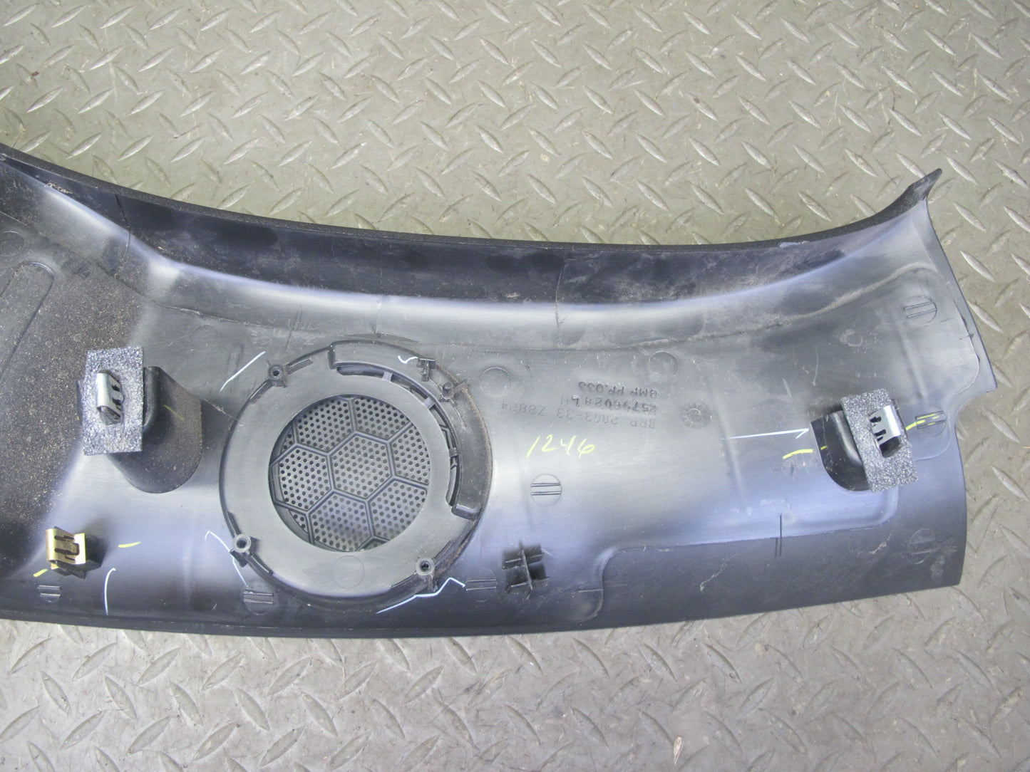 06-10 Pontiac Solstice SKY Conv Rear Left Pillar Speaker Trim Cover Panel OEM