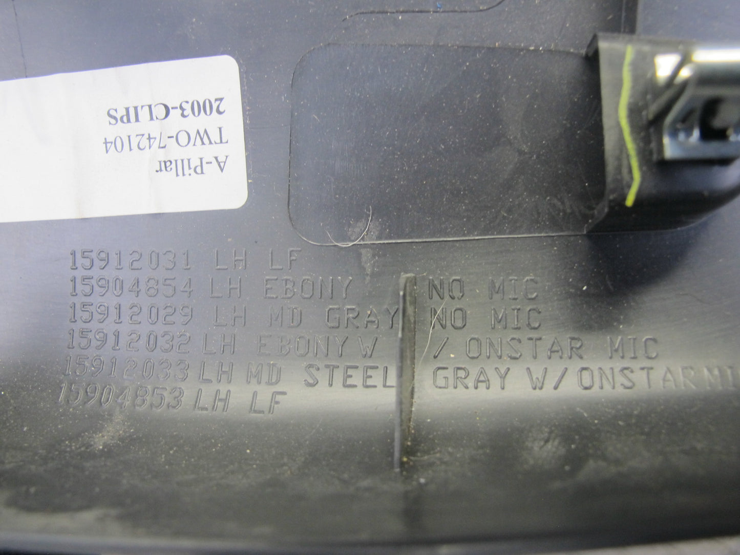 06-10 Pontiac Solstice SKY Convert Front Interior A Pillar Trim Panel Set OEM