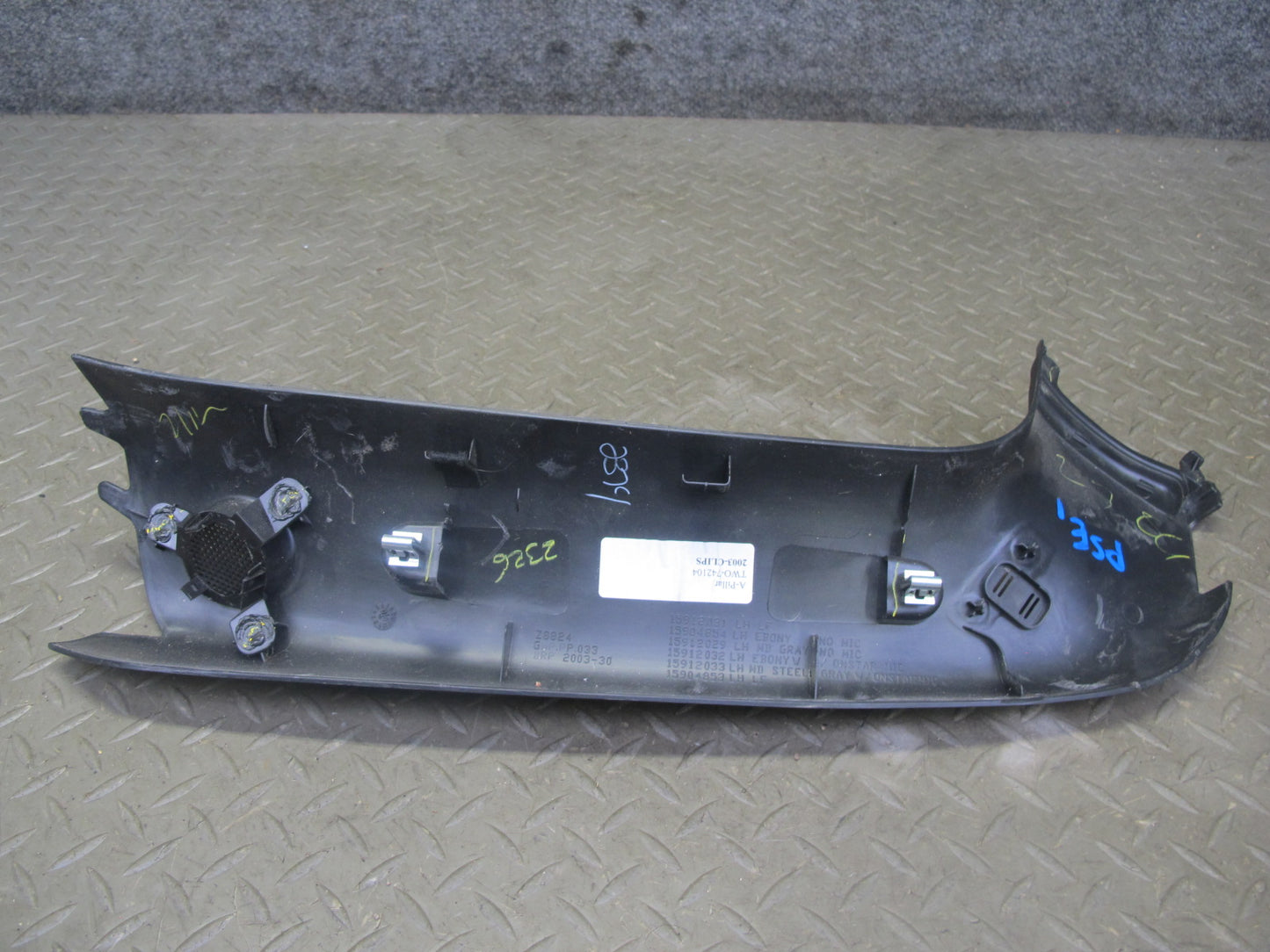 06-10 Pontiac Solstice SKY Convert Front Interior A Pillar Trim Panel Set OEM