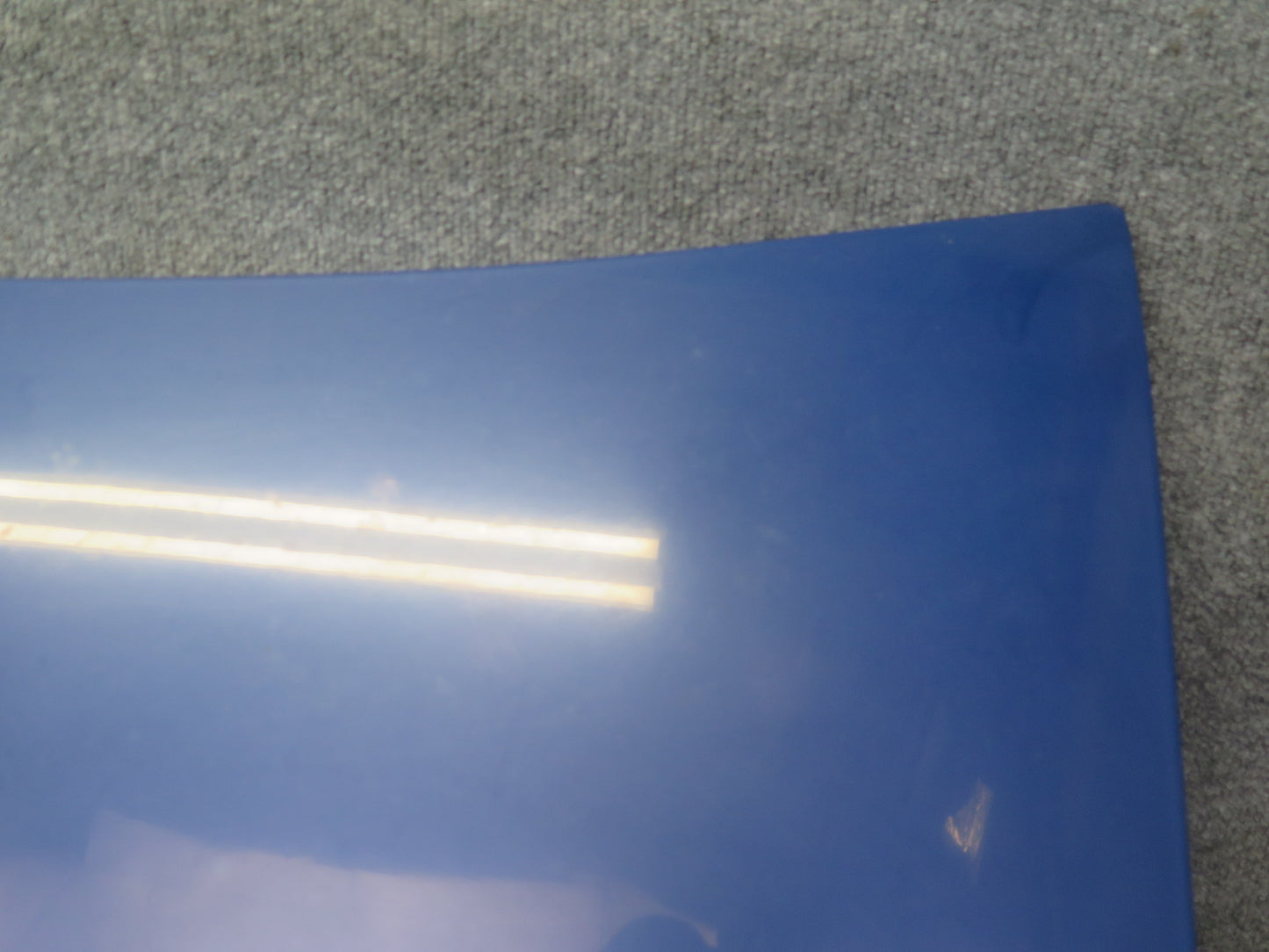 77-85 Mercedes W123 Sedan Rear Trunk Deck Lid Shell Cover Panel Blue OEM
