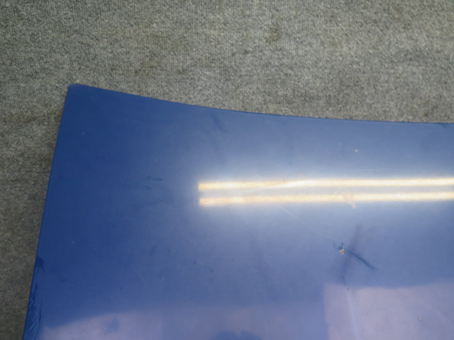 77-85 Mercedes W123 Sedan Rear Trunk Deck Lid Shell Cover Panel Blue OEM