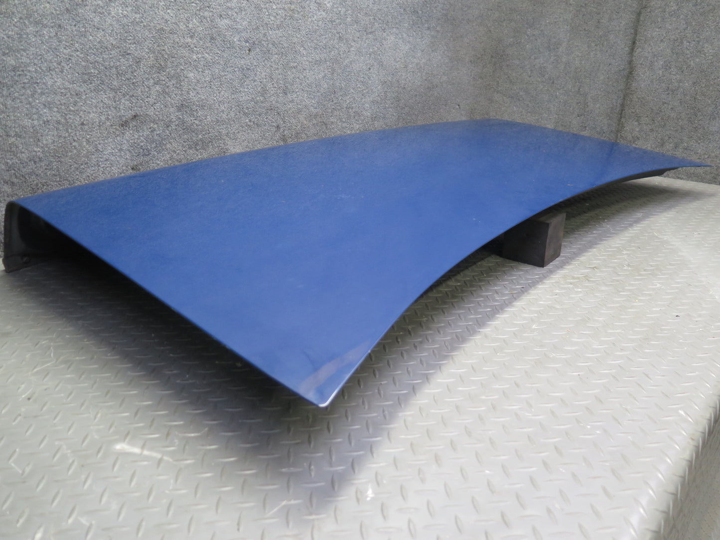 77-85 Mercedes W123 Sedan Rear Trunk Deck Lid Shell Cover Panel Blue OEM