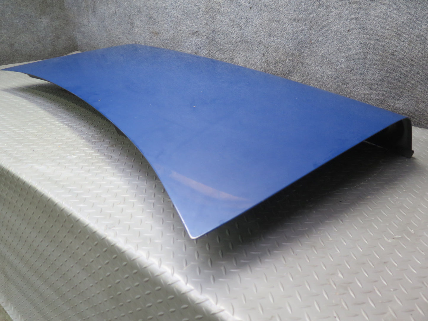 77-85 Mercedes W123 Sedan Rear Trunk Deck Lid Shell Cover Panel Blue OEM