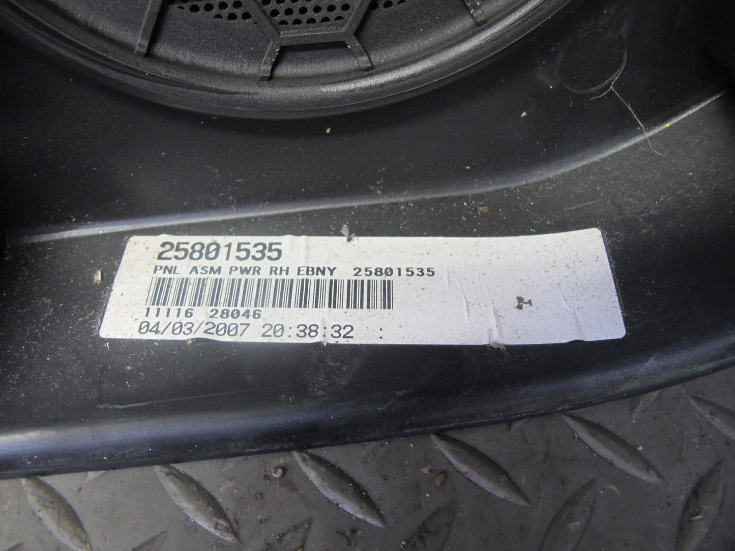 07-08 Pontiac Solstice Set of 2 Door Interior Trim Cover Panel Black 20K OEM