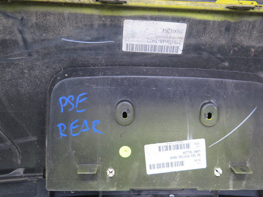 06-09 Pontiac Solstice 2.4L Rear Bumper Cover Yellow 20K Miles OEM