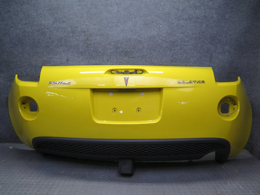 06-09 Pontiac Solstice 2.4L Rear Bumper Cover Yellow 20K Miles OEM