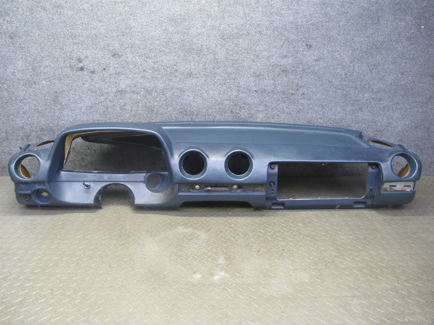 82-85 Mercedes W123 Dashboard Dash Trim Cover Instrument Panel Blue OEM