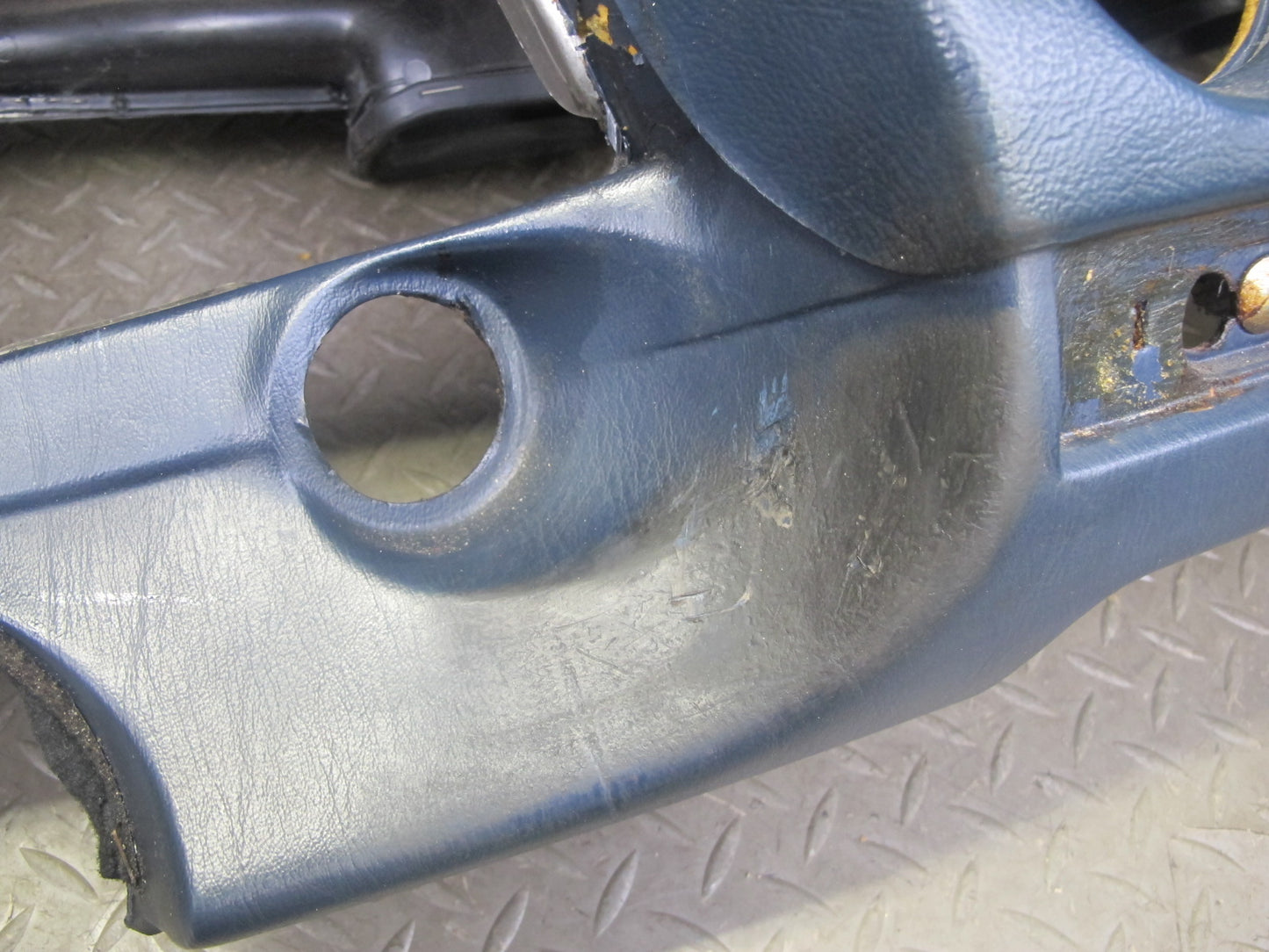 82-85 Mercedes W123 Dashboard Dash Trim Cover Instrument Panel Blue OEM