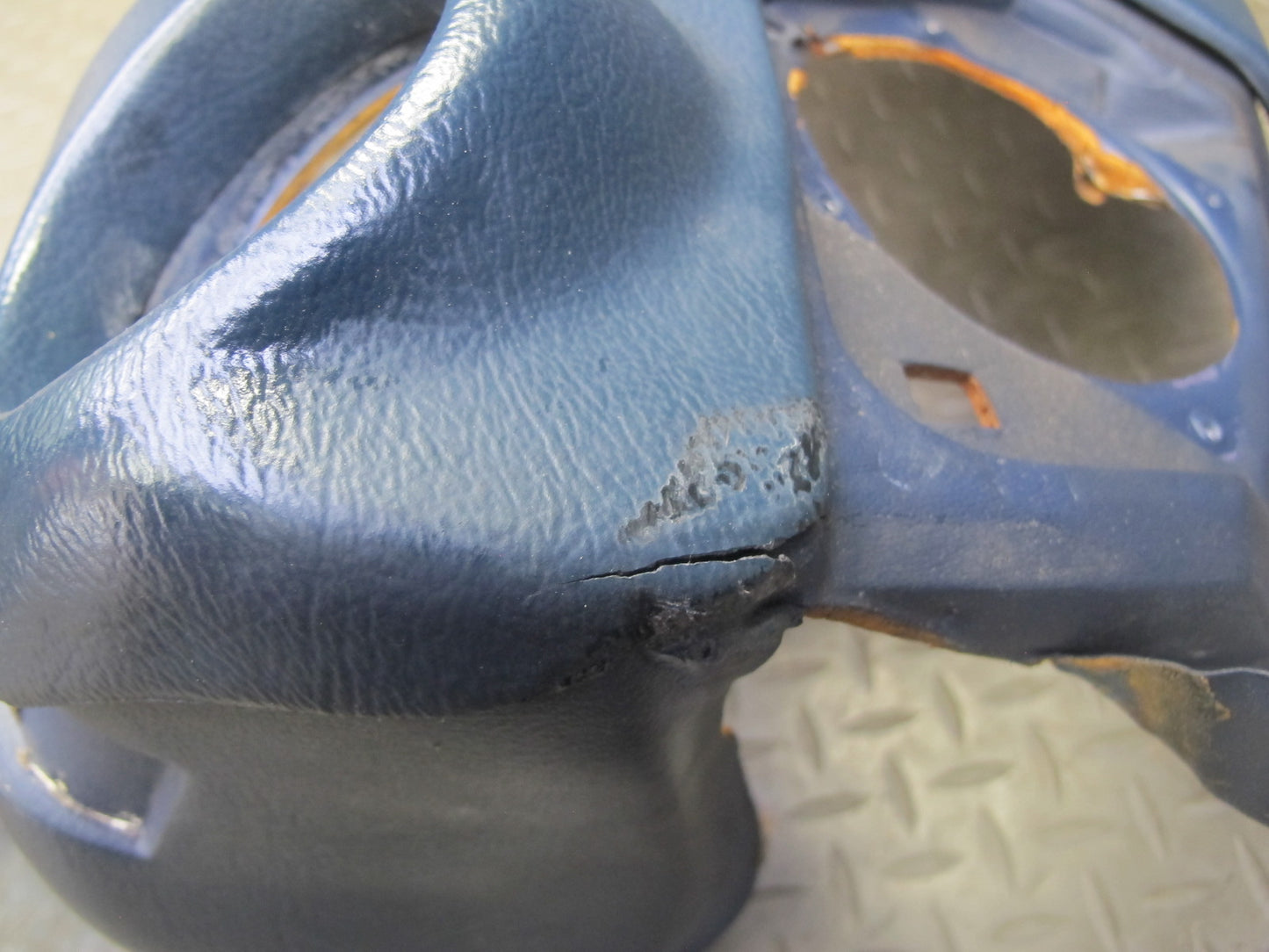 82-85 Mercedes W123 Dashboard Dash Trim Cover Instrument Panel Blue OEM