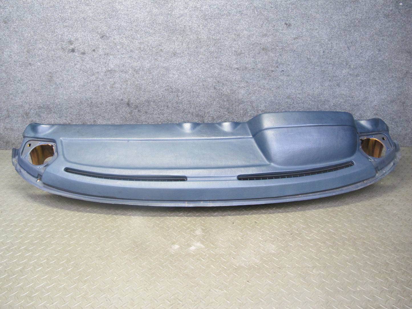 82-85 Mercedes W123 Dashboard Dash Trim Cover Instrument Panel Blue OEM