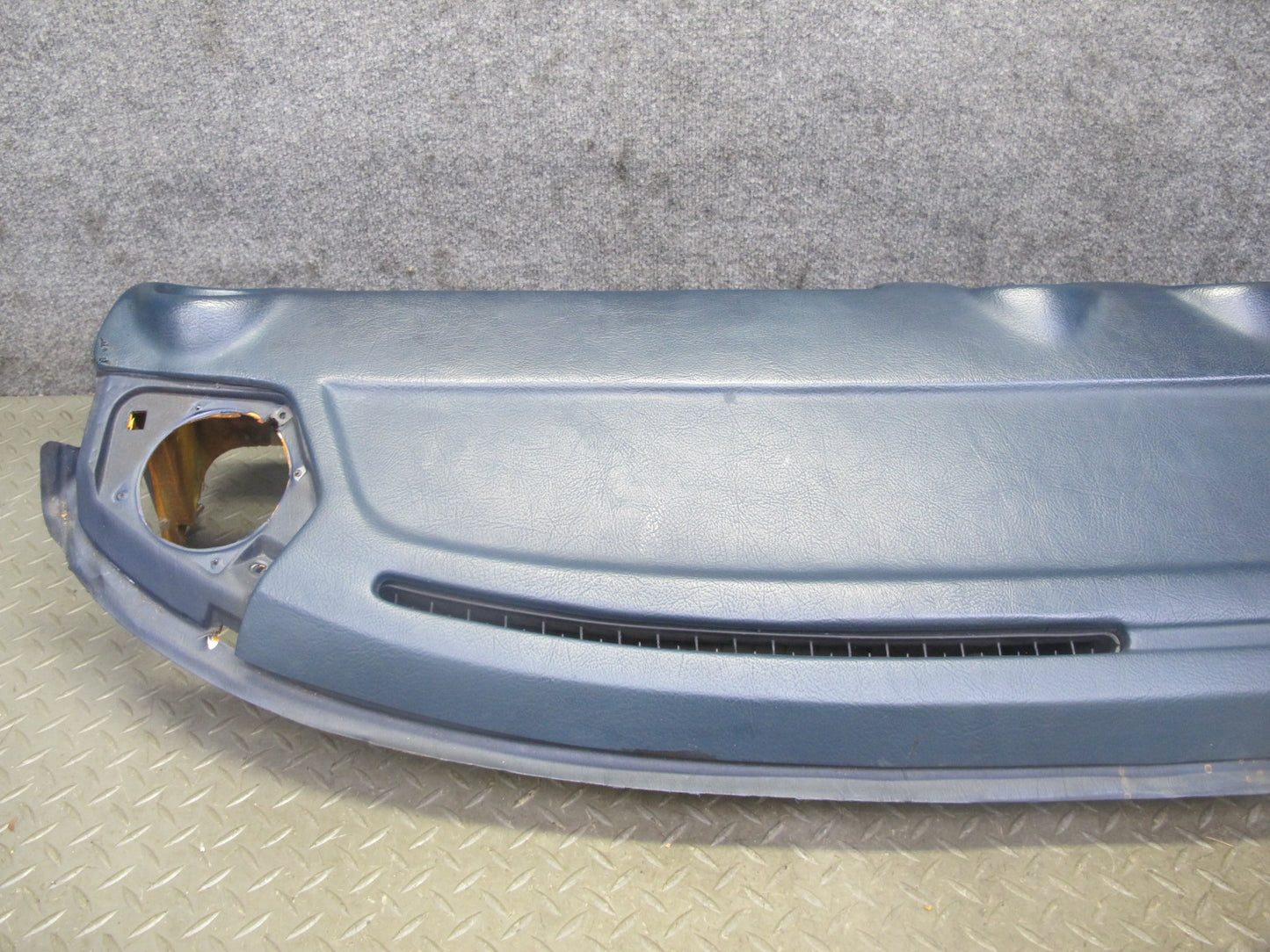 82-85 Mercedes W123 Dashboard Dash Trim Cover Instrument Panel Blue OEM