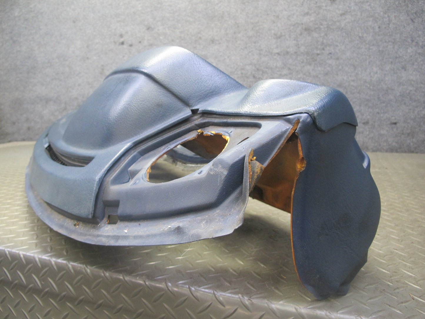 82-85 Mercedes W123 Dashboard Dash Trim Cover Instrument Panel Blue OEM