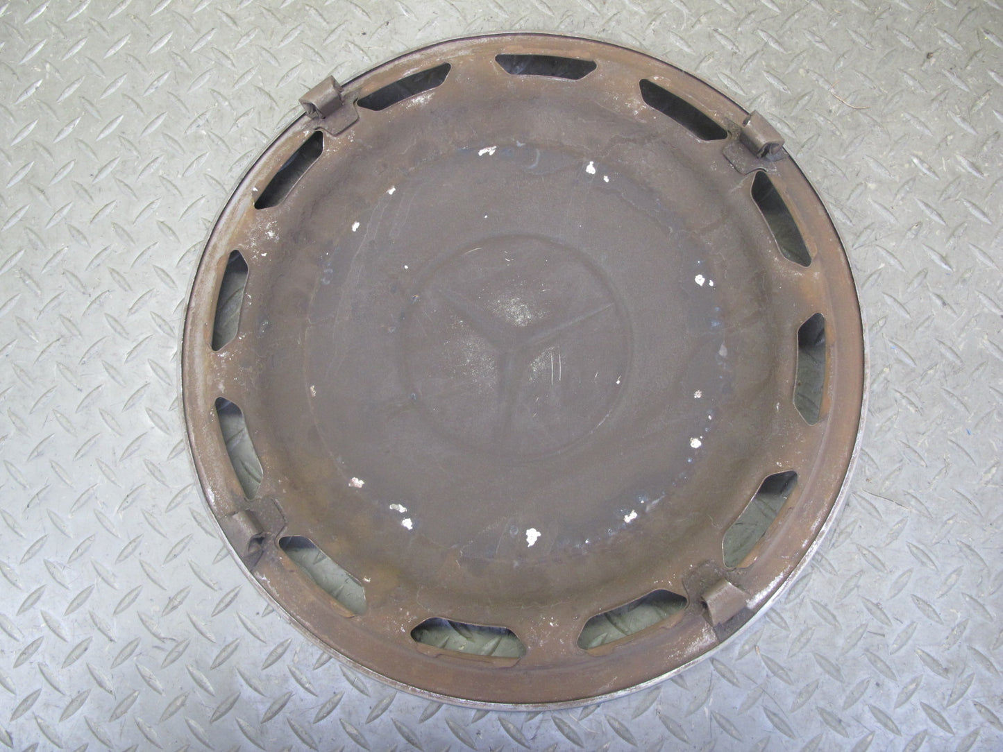 74-85 Mercedes W123 Set of 4 R14 14" Hubcaps Hub Cap Wheel Cover Blue OEM