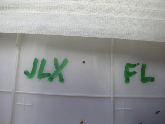 2003-2007 Lexus J100 LX470 Front Left Driver Side Seat Back Rear Panel Ivory