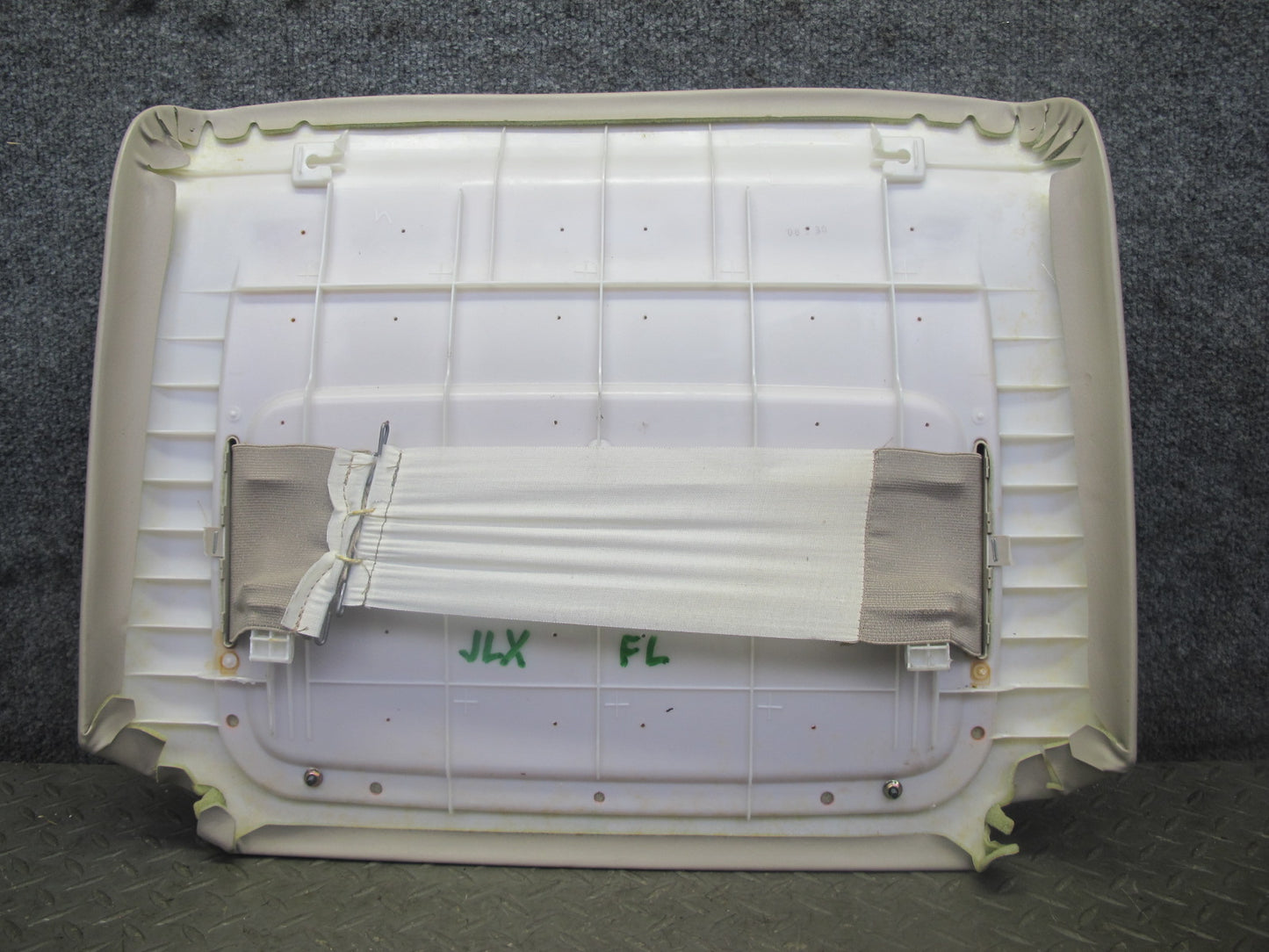 2003-2007 Lexus J100 LX470 Front Left Driver Side Seat Back Rear Panel Ivory