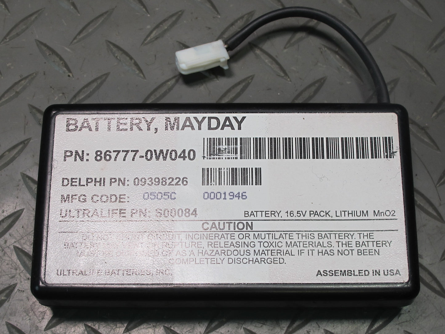 2005-2007 Lexus J100 LX470 Mayday Battery Control Module Unit 86777-0W040