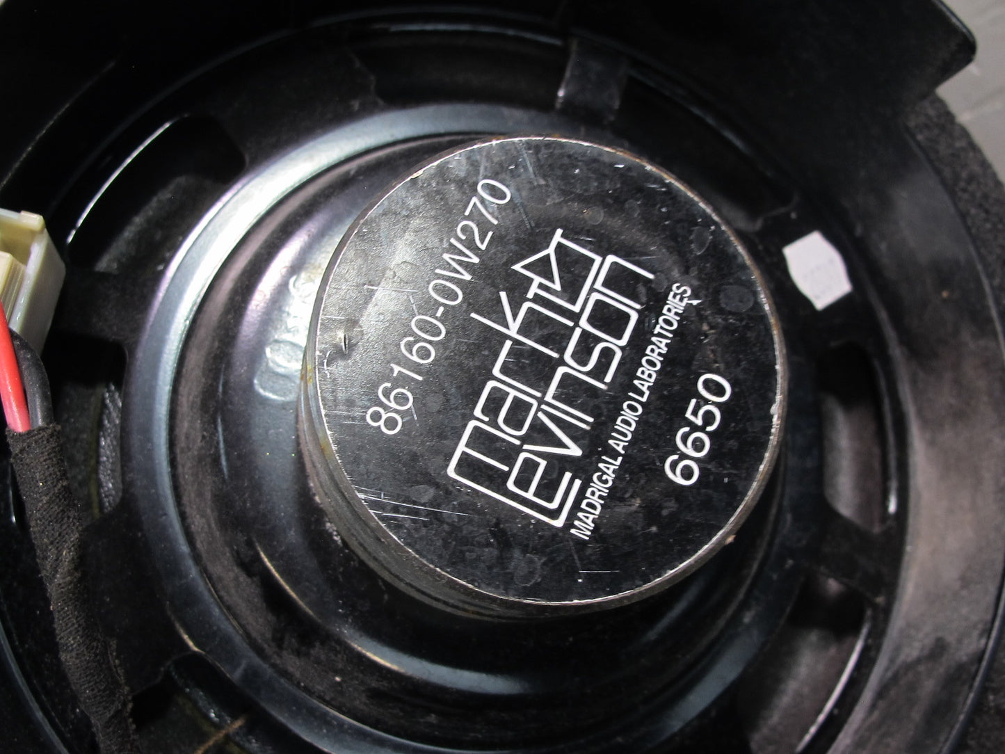 2003-2007 Lexus UZJ100L LX470 Front Door Mark Levinson Door Speaker Set of 2