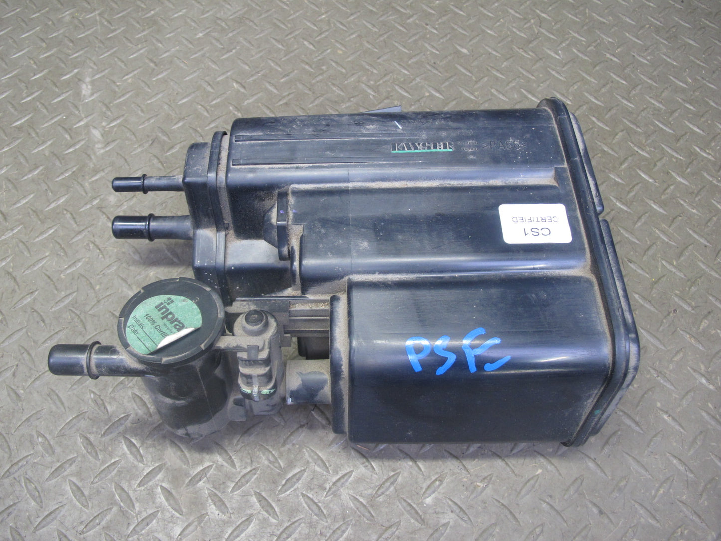 06-10 Pontiac Solstice Saturn SKY Fuel Evap Vapor Charcoal Canister w Valve OEM