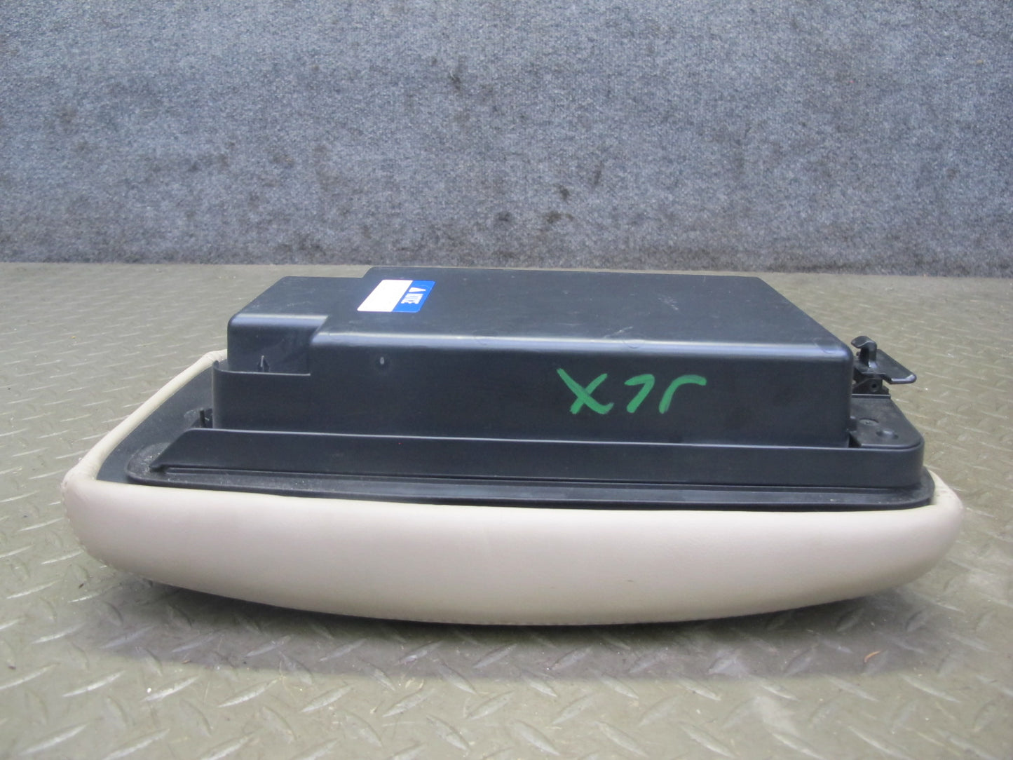 2003-2007 Lexus J100 LX470 Front Center Console Arm Rest Leather Ivory